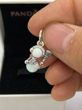 ✨🔥Pandora Opalescent Snowman Dangle Charm